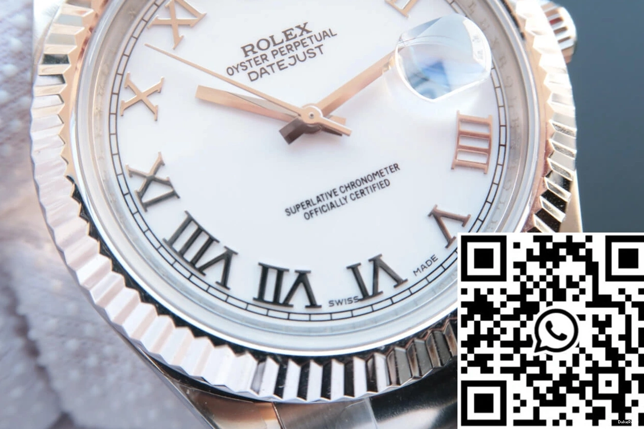 Dial Factory Datejust M126334-0023 Rolex EW White 1106